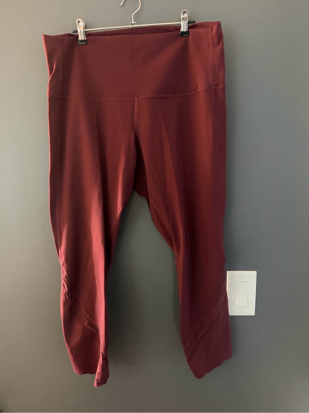 lululemon athletica High-Rise Burgundy Leggings
